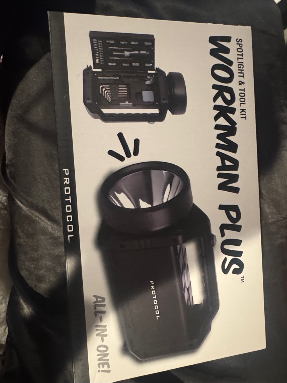 Workman Plus Spotlight & Tool Kit - Black